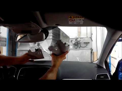 Tuto démontage habillage de rétroviseur intérieur + plafonnier Renault Megane 4