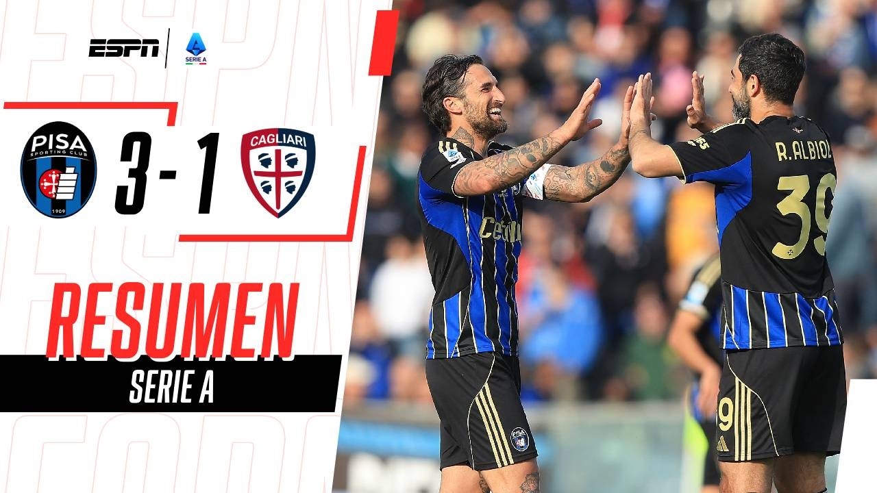 PARTIDAZO, DOBLETE, ROJAS Y TRIUNFAZO TOP DE PISA PARA SEGUIR CON VIDA | Pisa 3-1 Cagliari | RESUMEN