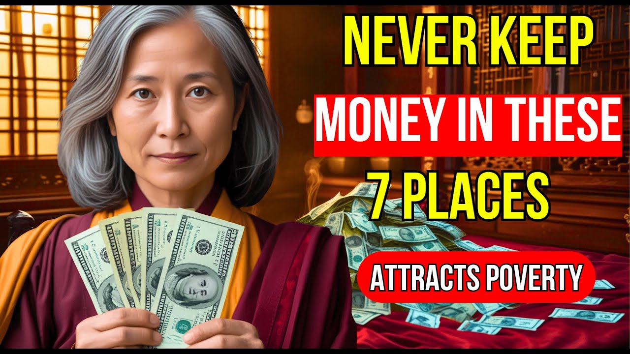 7 Places in Your Home That Attract POVERTY and RUIN if You Keep Money in Them | Buddhist Teachings