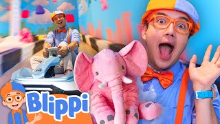 Blippi’s Big Vroomtown Adventure with Mr. Elephant! 🚗🐘