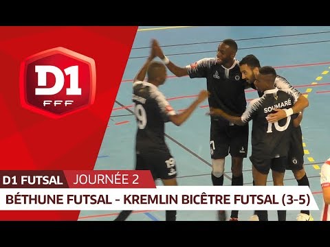 J2 : Béthune Futsal - Kremlin Bicêtre Futsal (3-5)