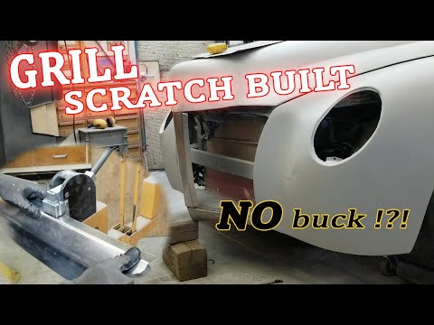 HOW TO Build a Custom Hot Rod Grill from Scratch - Ep.72 | 1940 Ford Inspired Hardtop Coupe
