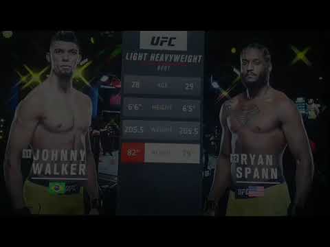 Rayan Spann Vs Johnny walker UFC FIGHT NIGHT 178 Full Fight #UFC #Fightnight