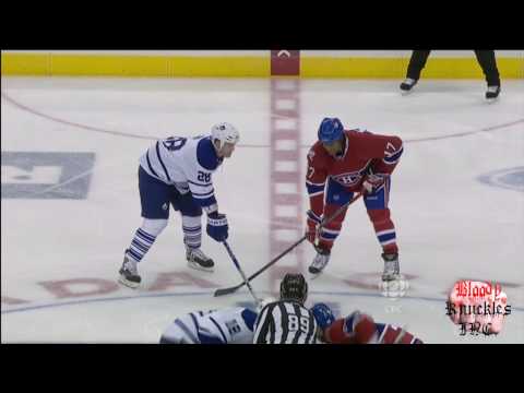 Colton Orr Vs Georges Laraque Oct 1 09 [HD]