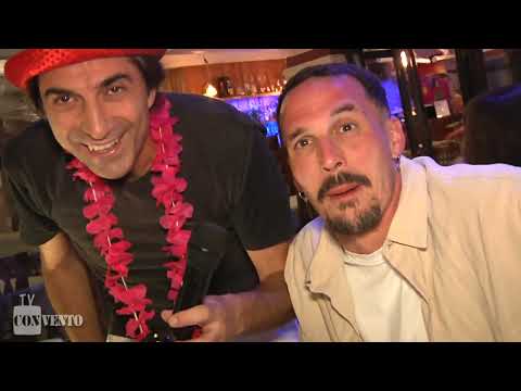 Giorgio da Bergamo e i gemelli perversi al Ristorante Convento del Garda sabato 12 luglio