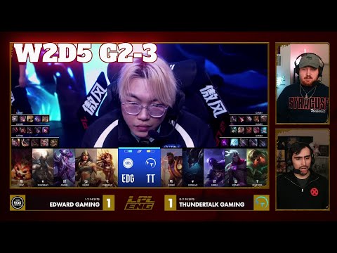 TT vs EDG - Game 3 | Week 2 Day 5 LPL Winter 2026 Split 1 | ThunderTalk Gaming vs Edward Gaming G3