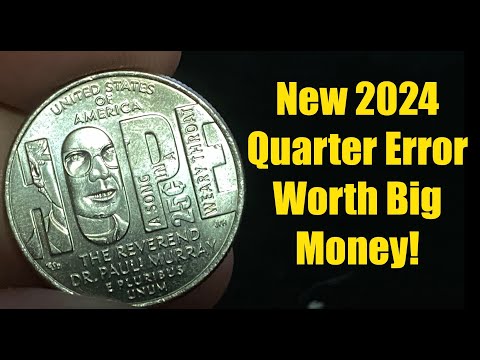 NEW 2024 QUARTER ERROR WORTH BIG BUCKS! HOW TO SPOT ONE!