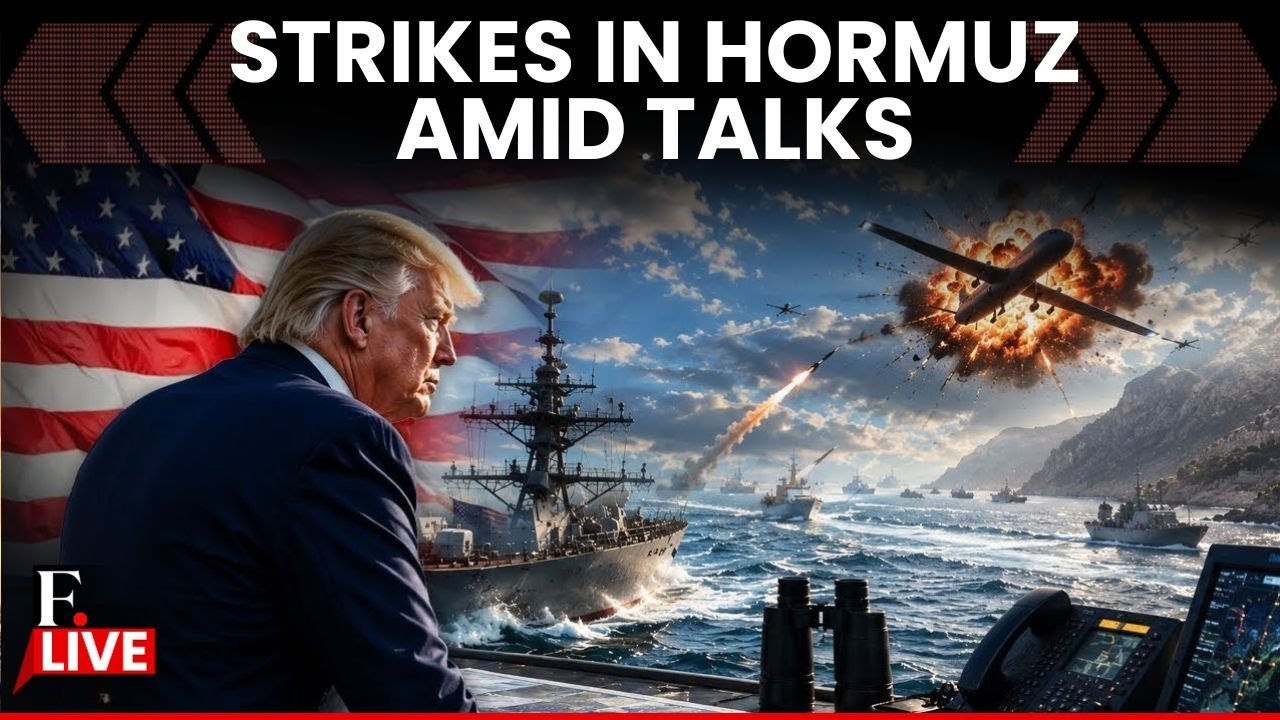 US Iran War LIVE: US Shoots Down Iranian Drones in Hormuz Amid Peace Talks | Donald Trump