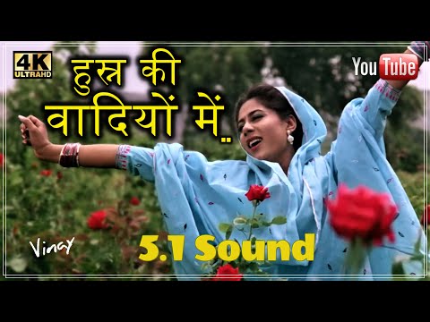 Husn Ki Wadiyon Mein HD 5.1 Sound ll Waaris 1988 llLata Mangeshkar, Kishore Kumar ll 4k & 1080p ll