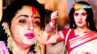 दो सौतन के बीच हुई अपने सुहाग को पाने की तक्रार | Jaya Prada | Meenakshi Sheshadri | Gharana video