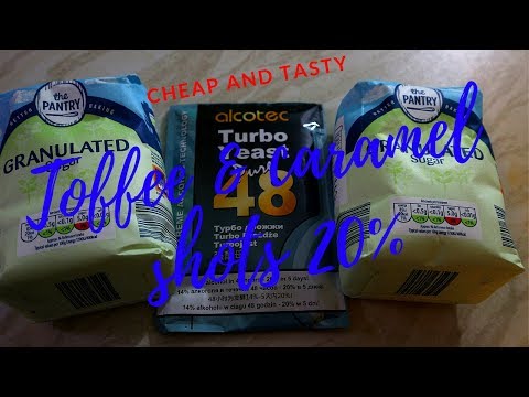 home brewed toffee caramel shots 20%