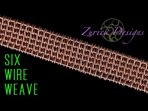 Soumak Wire Weaving Tutorial- 6 Base Wire Weave Pattern
