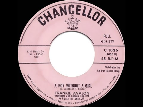 1959 HITS ARCHIVE: A Boy Without A Girl - Frankie Avalon