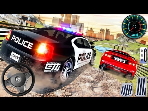 Police Car Chase Simulator 3D Game - Real Cop Cars Driving Simulator 2025 - Android GamePlay
