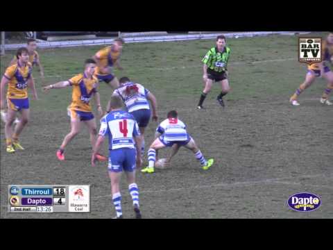 2015 ICRL Round 10 1st Grade Highlights   Thirroul Butchers Vs Dapto Canaries