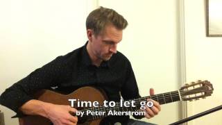 Peter Åkerström playing his MAHON classical guitar