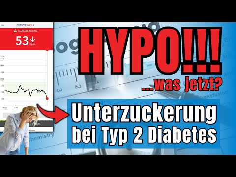 Hypoglykämie - alles was du wissen musst. Unterzuckerung bei Typ 2 Diabetes