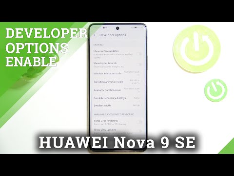 How to Open Developer Options in HUAWEI Nova 9 SE - Enter Developer Mode