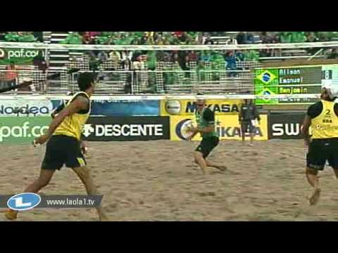 Emanuel-Alison BRA [2] Marcio Araujo-Benjamin BRA [5] Semifinal Finland Aland Paf Open 2011 Men