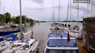 preview picture of video 'Sailboat Suwena on the Kiel Canal'