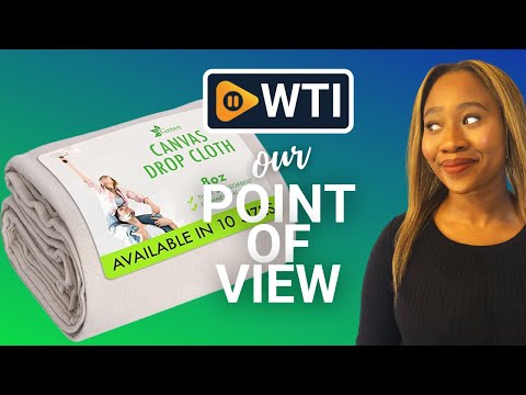 All Purpose Canvas Drop Cloth - WTI product video review