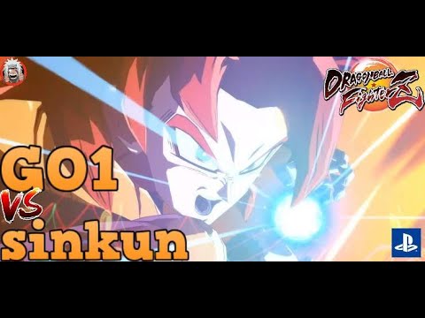 DBFZ GO1 vs sinkun - (GogetaSS4, GokuGT, KidBuu) vs (GogetaSS4, SBaby2, Roshi)
