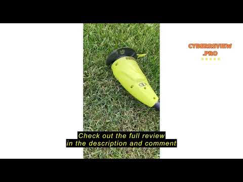 Review Sun Joe 24V-GT10-LTE 24-Volt 10-Inch Cordless Lightweight Stringless Grass Trimmer, Adjustabl