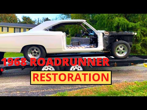 1968 Roadrunner restoration - engine and k frame replacement