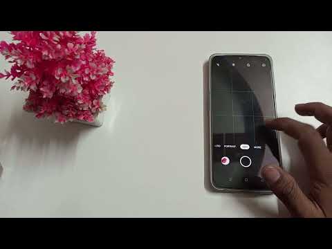 how to set camera grid line in OPPO A16