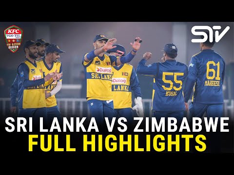 Full Highlights | Sri Lanka vs Zimbabwe | Match 05 | Tri Nation Series | PCB | M3W1U