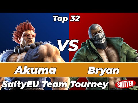 SaltyEU #105 top32 - Team Akuma vs. Team Bryan