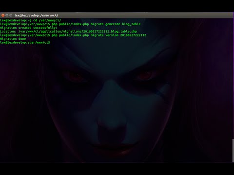 Codeigniter Migrations Cli