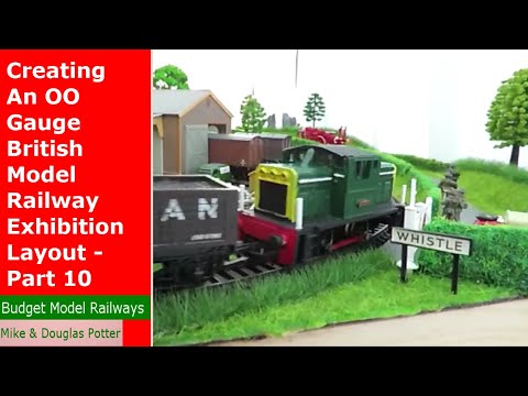Creating An OO Gauge British Model Railway Exhibition Layout - Part 10 - Detail & Locos