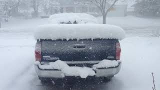 シカゴの降雪 Snowing in Chicago