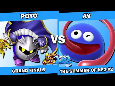Poyo (Meta Knight) vs AV (Parasol/Gooey) - Kirby Fighters 2 Tournament - Summer of KF2022 Week 2