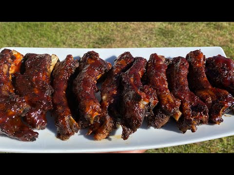 Oven jerk barbecue pork ribs / how to make fall off the bone ribs
