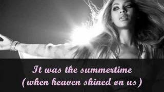Summertime - Beyonce [with lyrics on screen]