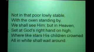 Carols, 7, Descant for Once in Royal David&#39;s City