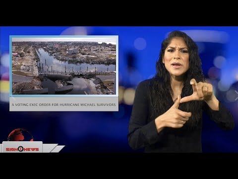 A voting exec order for Hurricane Michael survivors (ASL - 10.18.18)