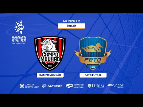 (#aovivo e com imagens) CAMPO MOURÃO X PATO FUTSAL - FINAL JOGO 01 - PARANAENSE DE FUTSAL 2025