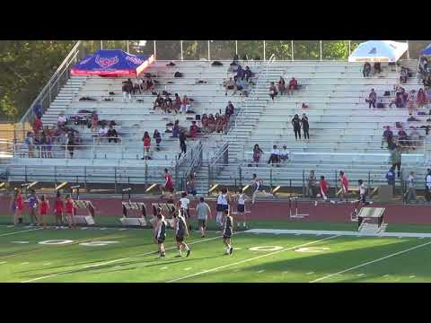 JVB 300m Hurdles at Sunset League Finals 5-4-18 - Los Alamitos Boys