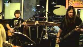 Hells Bells Cover Performed By Christian King (Lead Guitar), Mark (Vocals/Bass), Christian (Drums)