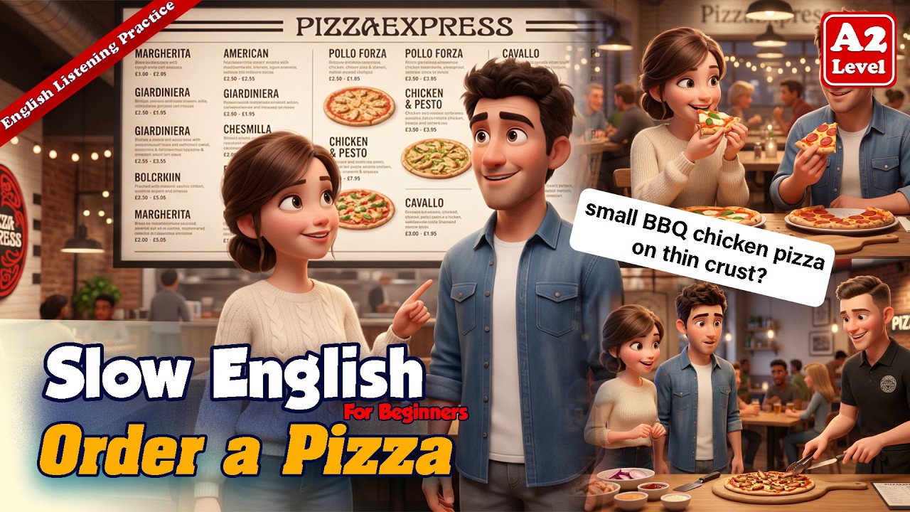 English Restaurant Vocabulary - Slow and Easy English For Beginners