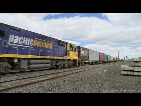 7AM5 Pacific National Container Train (14/3/2021) - PoathTV Australian Railways