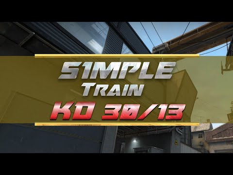 s1mple de_train KD 30-13