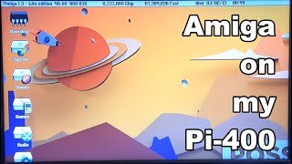 Amiga 400: Running Amiberry on a Pi 400..."PiMIGA Lite Distro" - #AMayGA