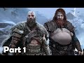 god of war ragnarok gameplay part 1 intro full game