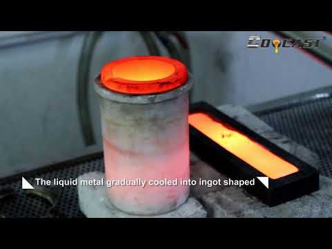 small induction furnace with double crucible for all types metals melting