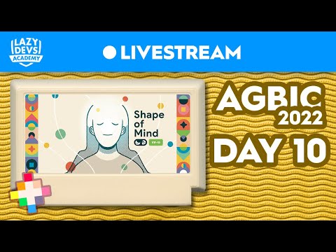Shape of Mind - Day 10 - AGBIC Jam 2022 Livestream (Pico-8)