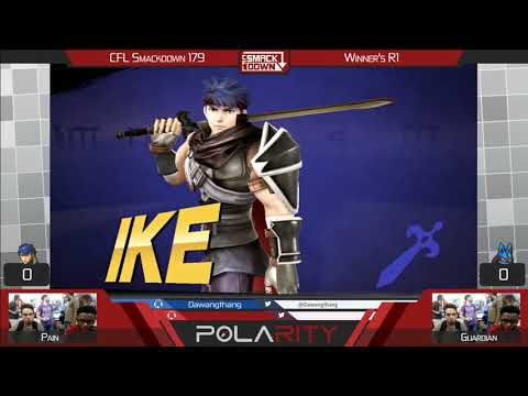 CFL Smackdown 179 WiiU - Guardian (Lucario) vs Pain (Ike) - Winners R1